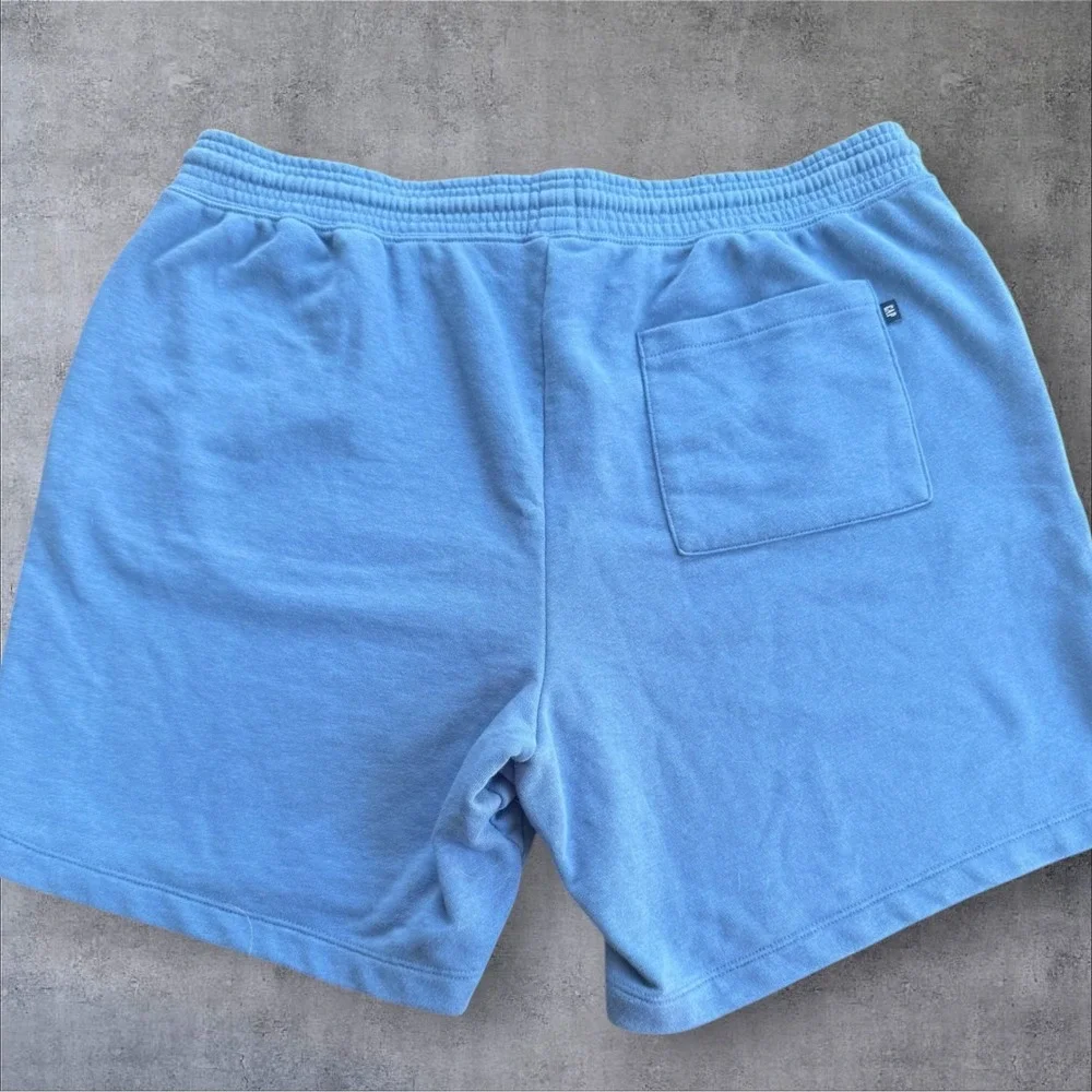 GAP French Terry Sweat Shorts XL Blue Elastic Drawstring Waist Comfort Pull-on